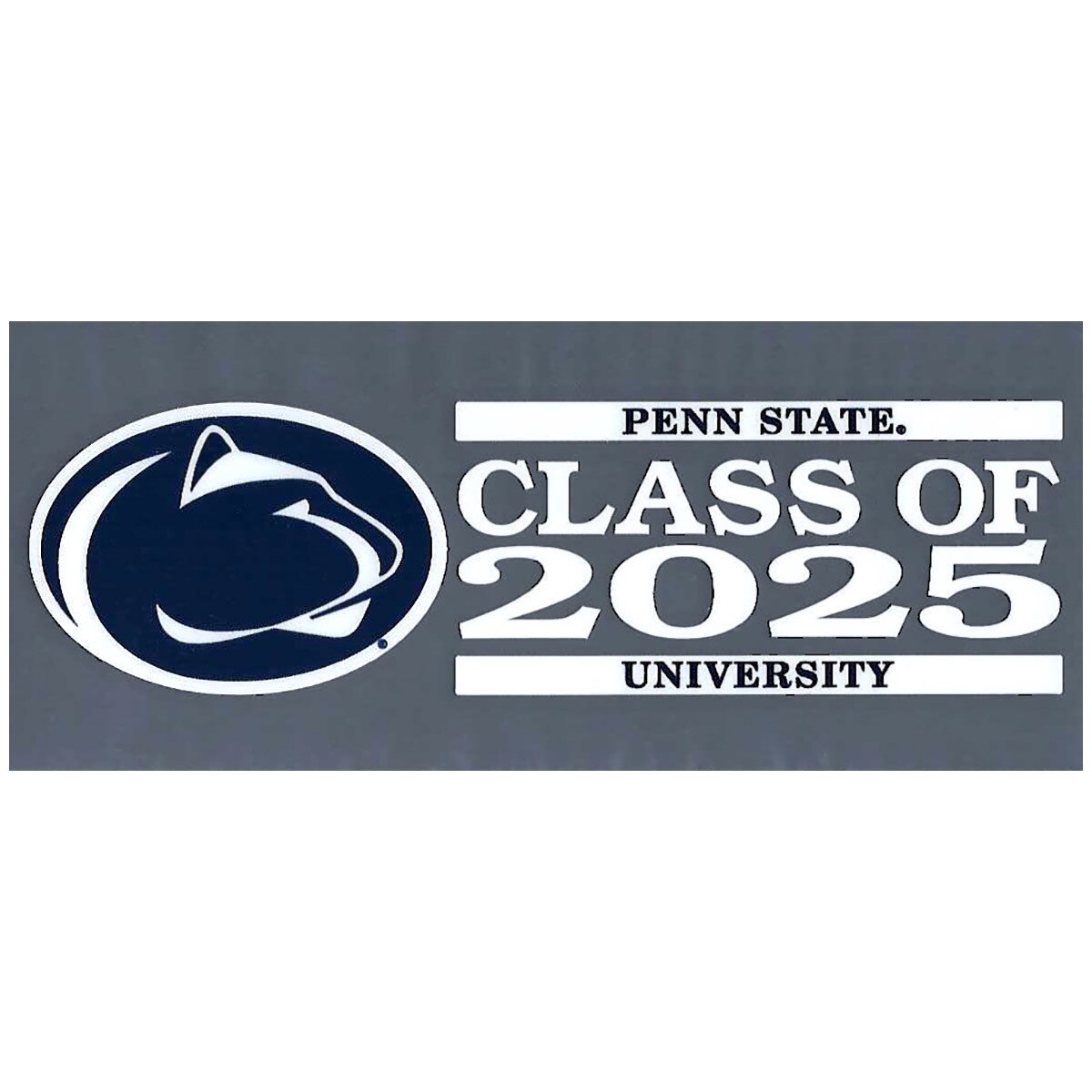vinyl decal Penn State University Class of 2025 with Athletic Logo